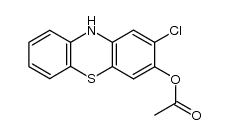 3-acetoxy-2-chloro-10H-phenothiazine Structure