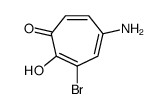 5-amino-3-bromo-2-hydroxycyclohepta-2,4,6-trien-1-one Structure