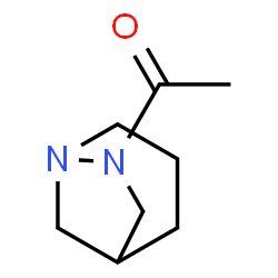 1,7-Diazabicyclo[3.2.1]octane,7-acetyl- (9CI)结构式