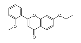 7-ethoxy-2'-methoxyflavone Structure