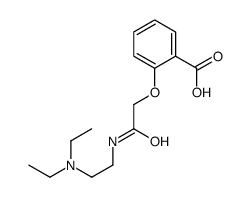 2-[2-[2-(diethylamino)ethylamino]-2-oxoethoxy]benzoic acid Structure