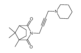 1,8,8-Trimethyl-3-(4-piperidin-1-yl-but-2-ynyl)-3-aza-bicyclo[3.2.1]octane-2,4-dione Structure