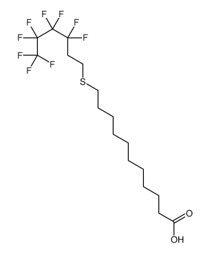 11-(3,3,4,4,5,5,6,6,6-nonafluorohexylsulfanyl)undecanoic acid Structure