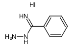 benzenecarboximidohydrazide hydroiodide Structure