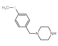 1-[4-(METHYLTHIO)BENZYL]PIPERAZINE Structure