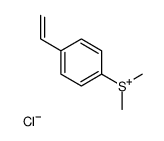 (4-ethenylphenyl)-dimethylsulfanium,chloride Structure