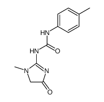 1-(1-methyl-4-oxo-4,5-dihydro-1H-imidazol-2-yl)-3-p-tolyl-urea Structure