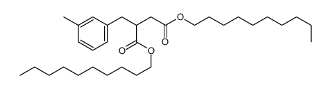 didecyl 2-[(3-methylphenyl)methyl]butanedioate结构式