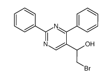 2-bromo-1-(2,4-diphenyl-pyrimidin-5-yl)-ethanol Structure