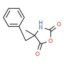 2,5-Oxazolidinedione,4-methyl-4-(phenylmethyl)-结构式