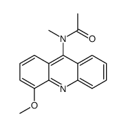 N-(4-methoxyacridin-9-yl)-N-methylacetamide Structure