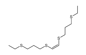 cis-1,2-bis-(3-ethylsulfanyl-propylsulfanyl)-ethene Structure