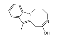 12-methyl-3,4,5,6-tetrahydro-1H-[1,5]diazocino[1,2-a]indol-2-one Structure