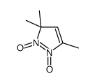 3,5,5-trimethyl-2-oxidopyrazol-1-ium 1-oxide结构式