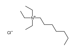 triethyl(heptyl)azanium,chloride Structure