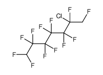 6-chloro-1,1,2,2,3,3,4,4,5,5,6,7-dodecafluoroheptane结构式