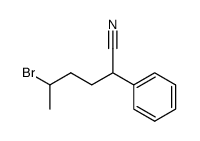 5-Bromo-2-phenyl-hexanenitrile Structure