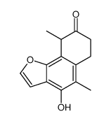 4-hydroxy-5,9-dimethyl-7,9-dihydro-6H-benzo[g][1]benzofuran-8-one结构式