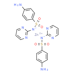 磺胺嘧啶锌结构式