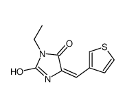 2,4-Imidazolidinedione,3-ethyl-5-(3-thienylmethylene)-(9CI)结构式