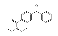 4-benzoyl-N,N-diethylbenzamide Structure