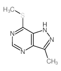 1H-Pyrazolo[4,3-d]pyrimidine,3-methyl-7-(methylthio)-结构式