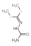 [bis(methylsulfanyl)methylideneamino]urea结构式