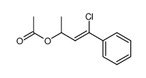 (Z)-4-chloro-4-phenylbut-3-en-2-yl acetate Structure