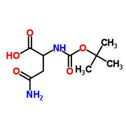 BOC-L-Asparagine Structure