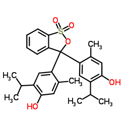 Thymol blue Structure