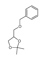 1,2-O-ISOPROPYLIDENE-3-O-BENZYL-RAC-GLYCEROL Structure