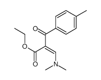 Ethyl (2Z)-3-(dimethylamino)-2-(4-methylbenzoyl)acrylate Structure