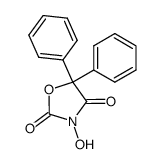 3-Hydroxy-5,5-diphenyloxazolidine-2,4-dione Structure