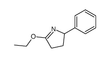 Ethoxy-2 phenyl-5 Δ1-pyrroline结构式