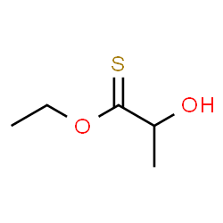 Propanethioic acid, 2-hydroxy-, O-ethyl ester (9CI) Structure