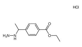 ETHYL 4-(1-HYDRAZINYLETHYL)BENZOATE Structure