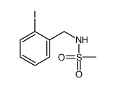 N-[(2-iodophenyl)methyl]methanesulfonamide结构式