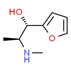 2-Furanmethanol,alpha-[1-(methylamino)ethyl]-,[S-(R*,R*)]-(9CI) structure