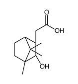 [1R-(2-endo,3-exo)]-3-羟基-4,7,7-三甲基双环[2.2.1]庚烷-2-乙酸结构式