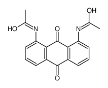 N,N'-(9,10-dihydro-9,10-dioxo-1,8-anthracenediyl)bisacetamide structure