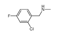 N-methyl-N-(2-chloro-4-fluorobenzyl)amine structure