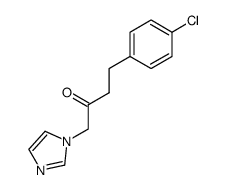 4-(4-chlorophenyl)-1-(1H-imidazol-1-yl)butan-2-one structure