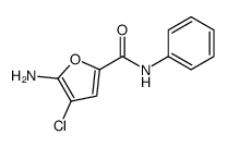 5-amino-4-chloro-N-phenylfuran-2-carboxamide结构式