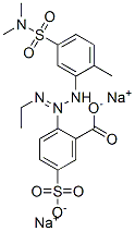 disodium 2-[3-[5-[(dimethylamino)sulphonyl]-2-methylphenyl]-1-ethyltriazen-2-yl]-5-sulphonatobenzoate picture