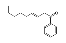 oct-2-enylsulfinylbenzene结构式