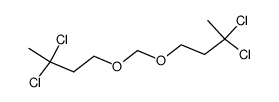 formaldehyde-[bis-(3,3-dichloro-butyl)-acetal]结构式