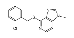 4-o-chloro-benzylthio-1-methyl-1H-imidazo(4,5-c)pyridine Structure