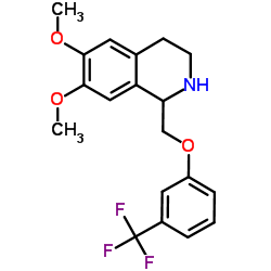 6,7-Dimethoxy-1-{[3-(trifluoromethyl)phenoxy]methyl}-1,2,3,4-tetrahydroisoquinoline Structure