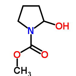 Pyrrolidinecarboxylicacid,2-hydroxy-,methylester(9CI) structure