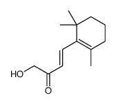 1-hydroxy-4-(2,6,6-trimethylcyclohexen-1-yl)but-3-en-2-one Structure